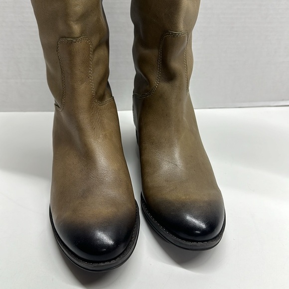 Sam Edelman Penny Boots Leather Tall Riding Boot Ombre Taupe Brown Size 6.5 - Picture 2 of 10